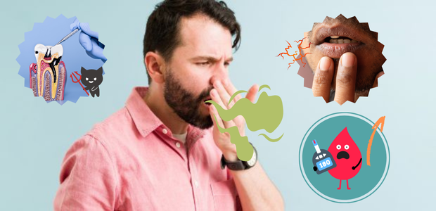 口臭が発生する病気