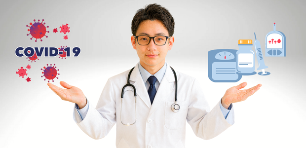 男性 医師 コロナ 糖尿病