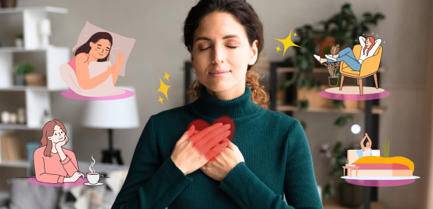 安心 休む 変化を見る