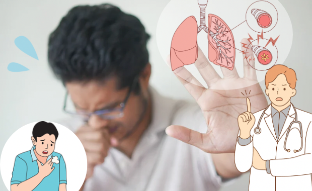 喘息発作時に咳が止まらず早めの対処法が重要となる状態