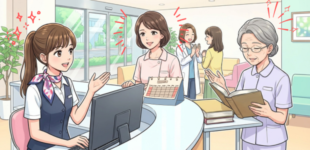 受付　医療事務　クリニック　向いている