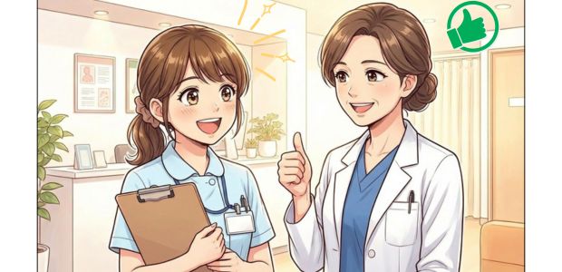 受付　医療事務　クリニック　パート　時給アップ　評価制度