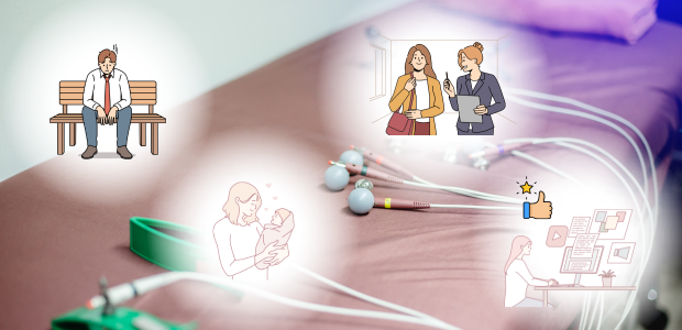 臨床検査技師の就職活動の現実に情報収集、タイミング、産休などがあることを表わした様子