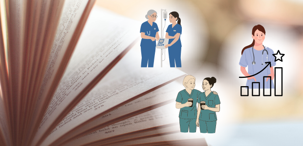 呼吸器内科で働く先輩看護師が、日々の業務や学びを通じて成長していく様子を紹介するミニストーリー