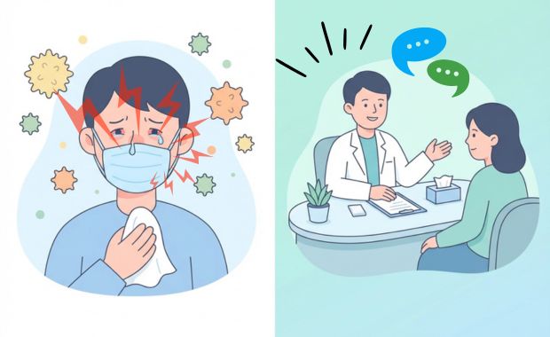 医師が語る花粉症の受診のタイミング、早期治療の様子