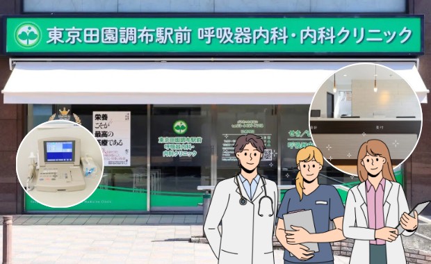 田園調布駅前呼吸器内科・内科クリニックの外観