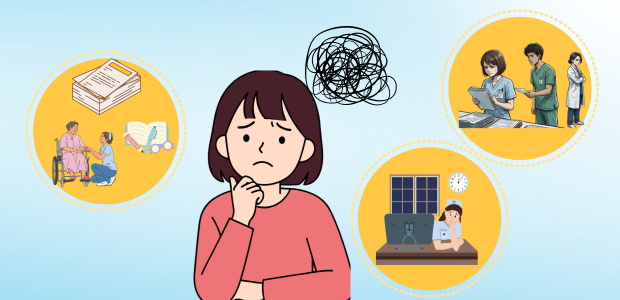 看護師が退職を考える理由を表したイメージ