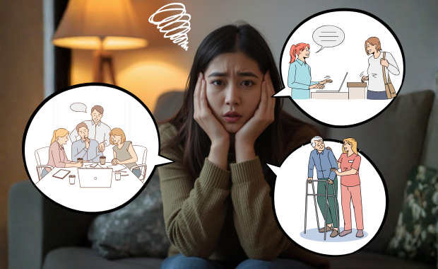 クリニック 新しい職場 慣れる方法として人間関係や働き方の不安を考えるイメージ