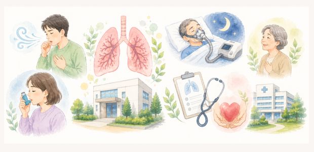 咳や息切れ、睡眠時無呼吸症候群まで幅広く診る呼吸器内科診療の特徴