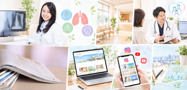 医師による診療とウェブサイトやSNSを通じた健康情報の発信
